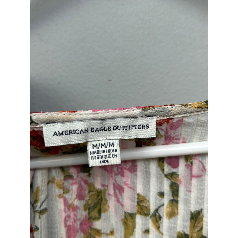 American Eagle Outfitters Floral Print Kimono Top Coverup Medium - Picture 4 of 6